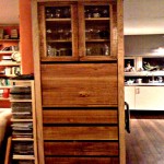 Toddler-proof drinks' cabinet