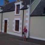 The childhood B&B in Findochty.