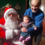 Caitlin and Santa at Glenbarr.