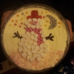 Emily's magnificent Christmas trifle which tasted as good as it looked.
