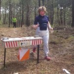 Suse approaching the last control on Day 2.