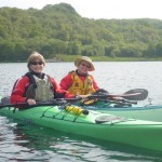 Lesley and Suse at Loch Sween